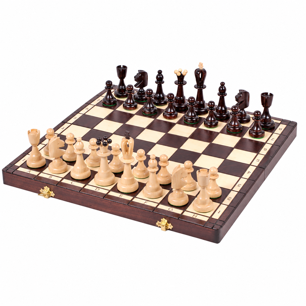 Jeu d'échecs AS Marron